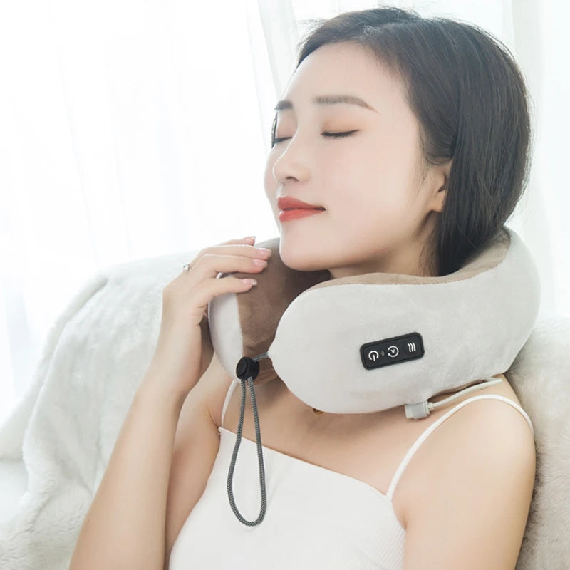 Electric U Shaped Neck Massager Memory pillow